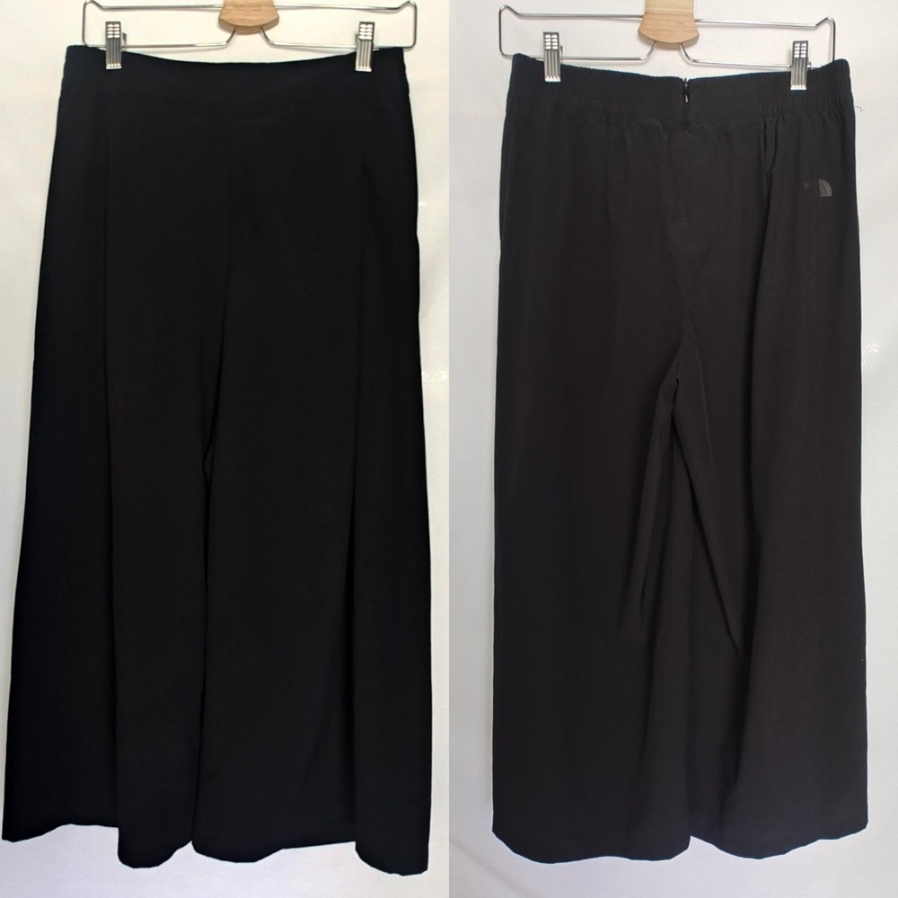 The North Face Commuter‎ Wide Leg Crop Pants Black Size 8 NF0A5J62